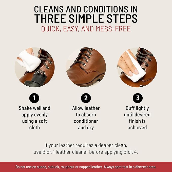 Bickmore Bick 4 Leather Conditioner and Leather Cleaner 16 oz