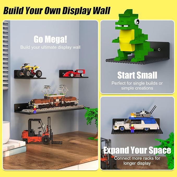 BlissBox 9-Pack Floating Shelves