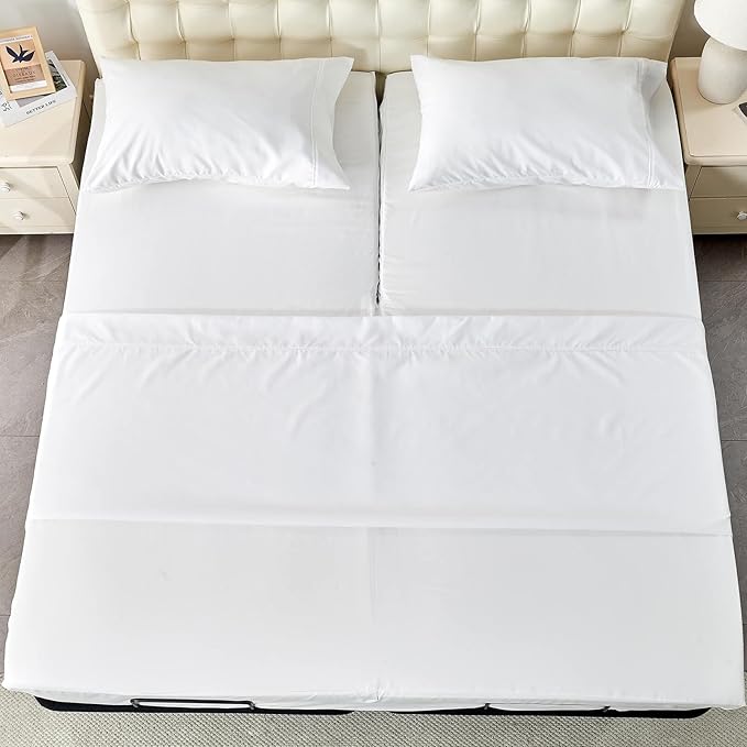 Kingnex 28-30 Split Top King Sheets Sets