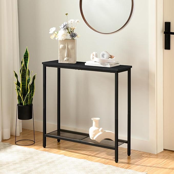 HOOBRO 29.5" Narrow Console Table, Small Entryway Table