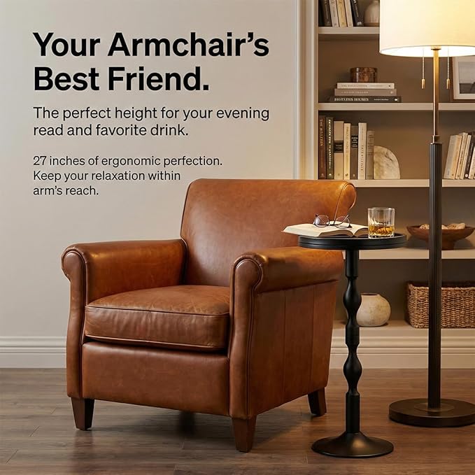 Small Round Drink Table, Pedestal Tables, Small Round Side Table