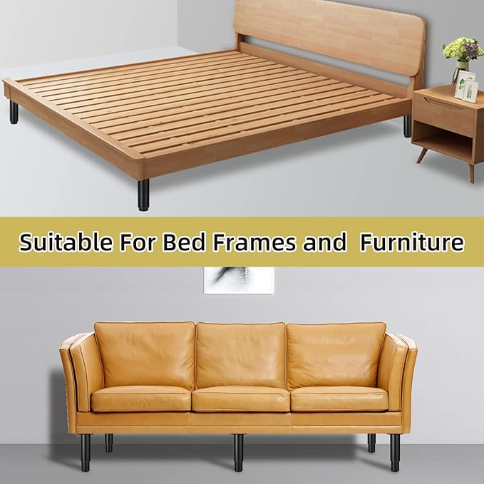 5"-9" Metal Adjustable Legs, Adjustable Height Replacement Legs