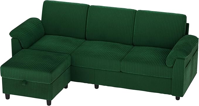 Vongrasig 79" Convertible Sectional Couch Sofa