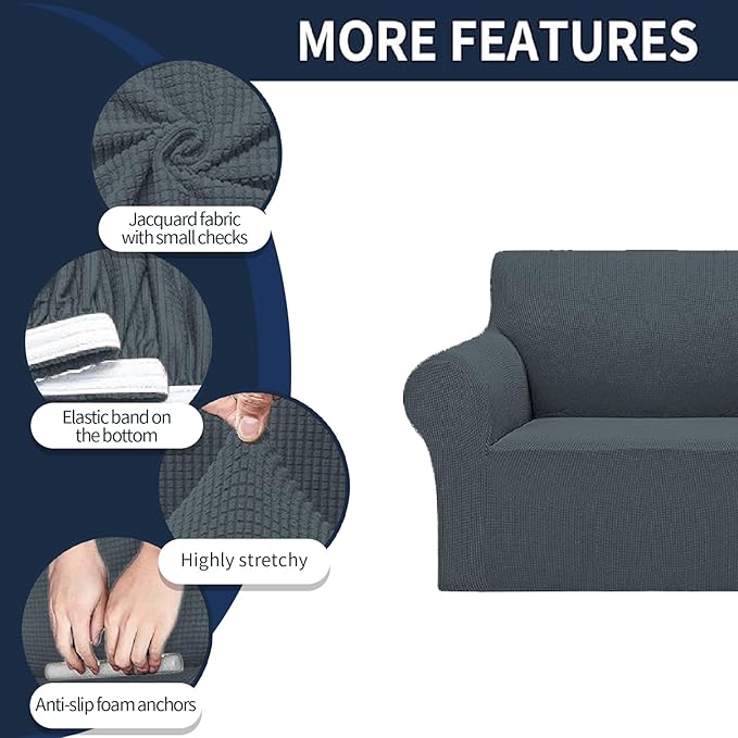 Cupuamon 2026 New Stretch Chair Sofa Slipcovers Couch Cover