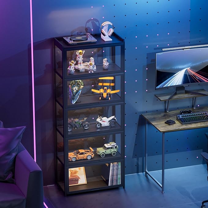 MoNiBloom 67.5" Curio Display Cabinet