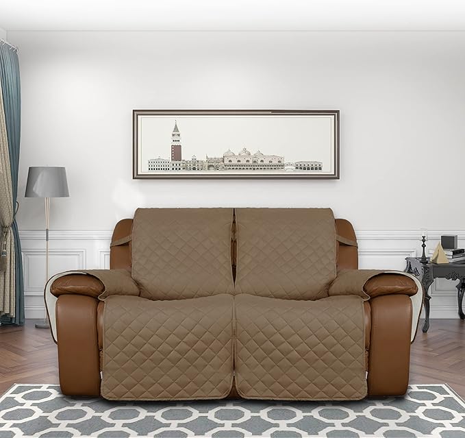 Easy-Going Loveseat Recliner Cover, Reversible Couch Cover