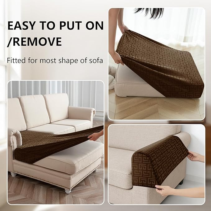 UNBBRRL Stretch Couch Armrest Covers