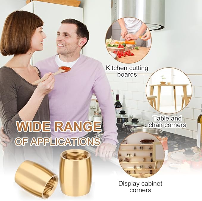 Brass Cutting Board Feet，Complete