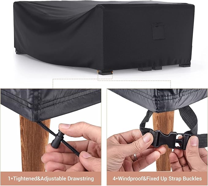 Patio Furniture Set Cover Waterproof, Mrrihand Outdoor Sectional Sofa Set Cover