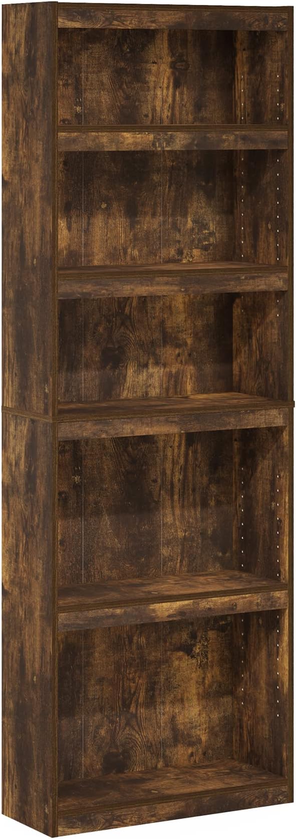 Furinno JAYA Book Shelf, 5-Tier Bookshelf, Enhanced Home Bookcase