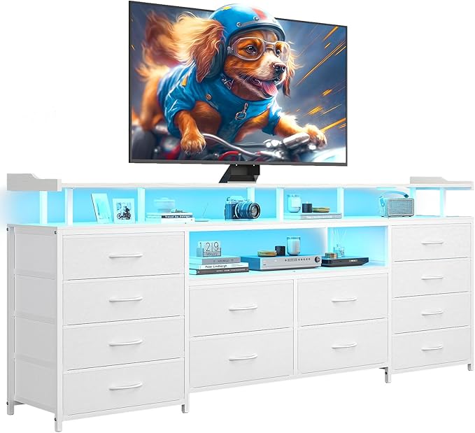 BTHFST 12 Drawers TV Stand Dresser