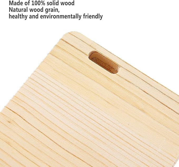 AZSKY Nursery Book Shelves 24 Inch Rustic Natural Wood Floating Shelves