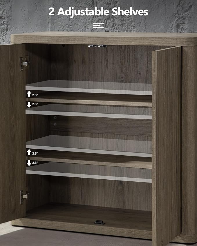 SICOTAS Buffet Cabinet with Storage 138.4" Sideboard Accent Modern Credenza
