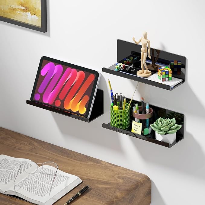 PAVSTINE Acrylic Floating Shelves