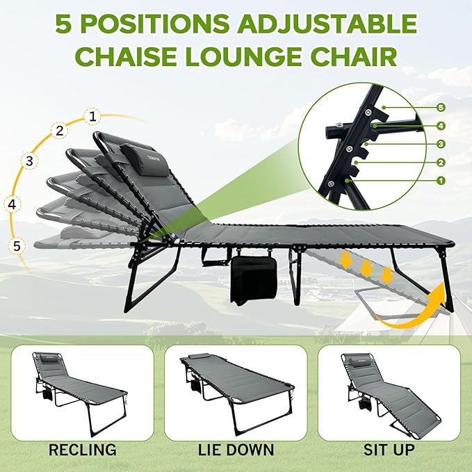 Outdoor Folding Lounge Chair