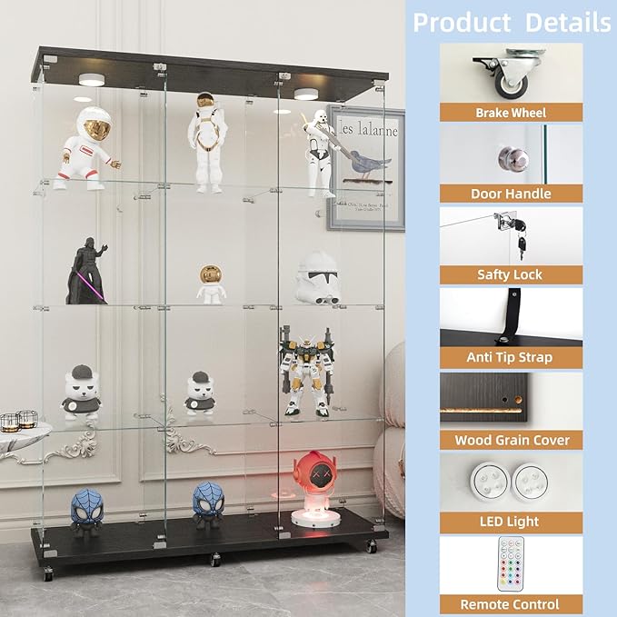 Beauty4U Glass Display Cabinet