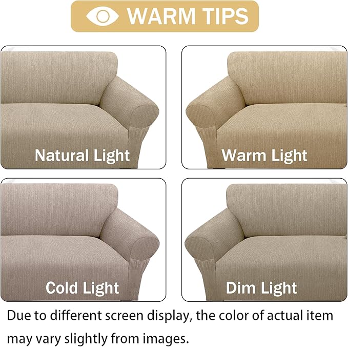 Loveseat Slipcover with 2 Pillow Cover