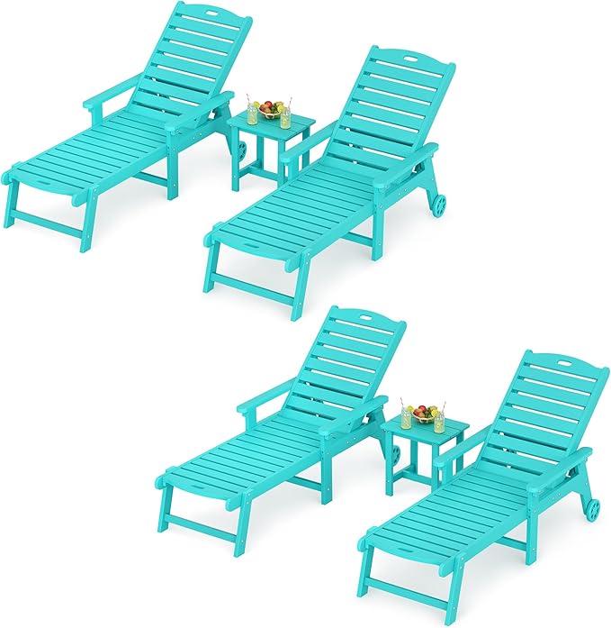 LUE BONA Outdoor Lounge Chair Set