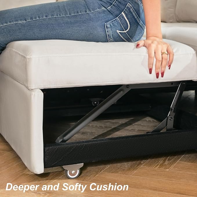 Belffin Modular Sectional Sleeper Sofa Bed