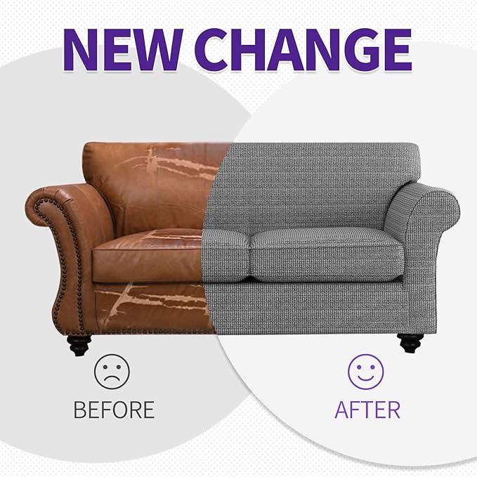 ZNSAYOTX 2 Piece Chair Covers for Living Room