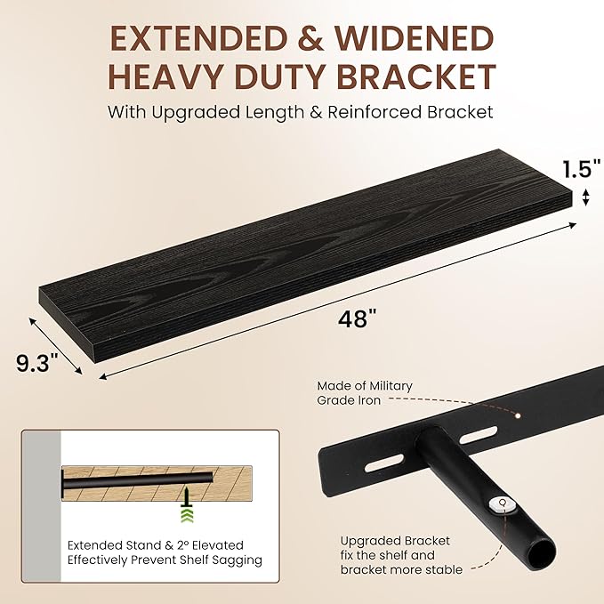 Dreamland 48 Inches Floating Shelves