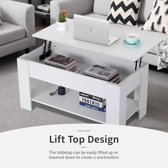 FDW 39.4" Lift Top Coffee Table