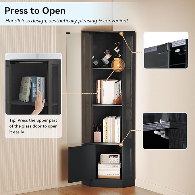 Verano Garden Corner Display Cabinet