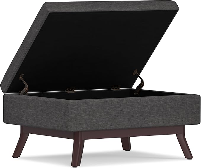 SIMPLIHOME Owen Coffee Table Storage Ottoman