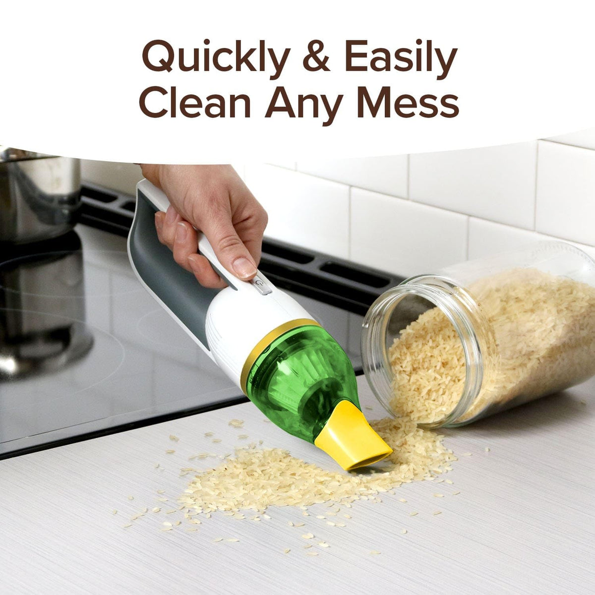 Duck Compact Cordless Vacuum by Horsepower, Gold Edition, Ultra-Powerful Upgraded Battery for Extra-Long Run Time, AS-SEEN-ON-TV, Strong Suction, Easy to Store, Portable & Rechargeable. Home & Auto