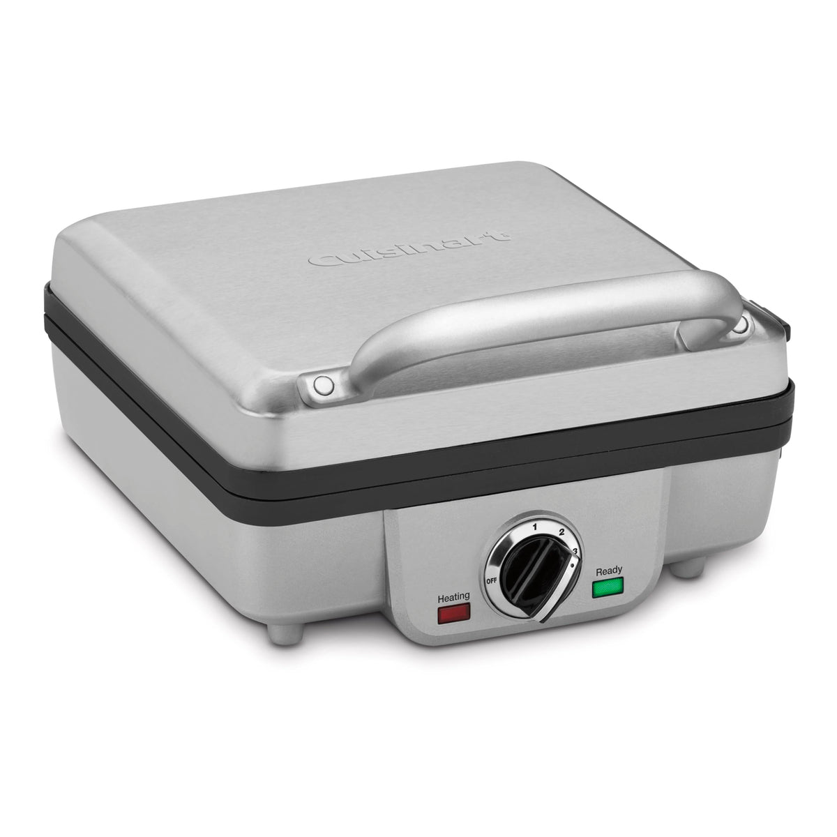 Cuisinart Belgian Waffle Maker with Pancake, Nonstick Plates, 6 Browning Levels, Ready Indicator Lights, Temperature Control, Deep Waffle Pockets, Brushed Stainless, WAF-300NAS
