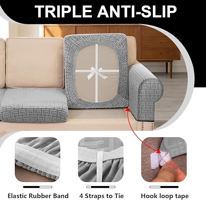 UNBBRRL Stretch Couch Armrest Covers