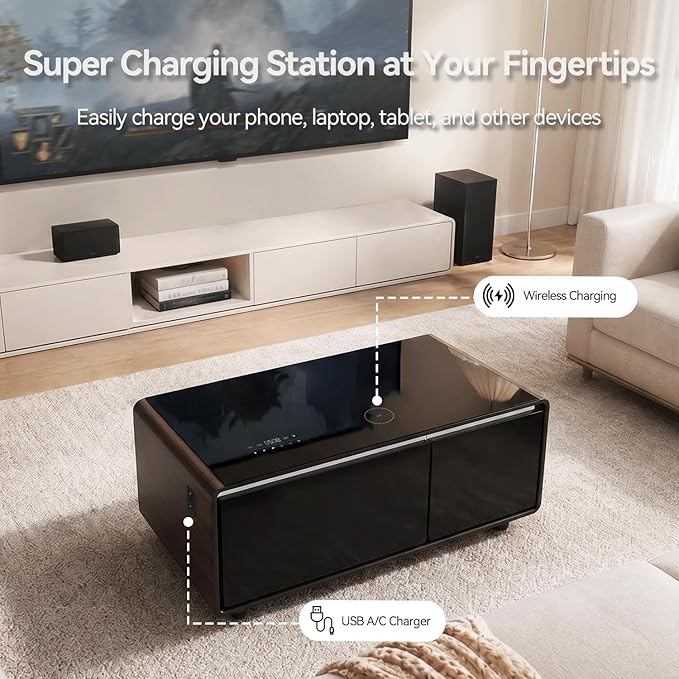 LIVTAB Smart Coffee Table, Living Room Table