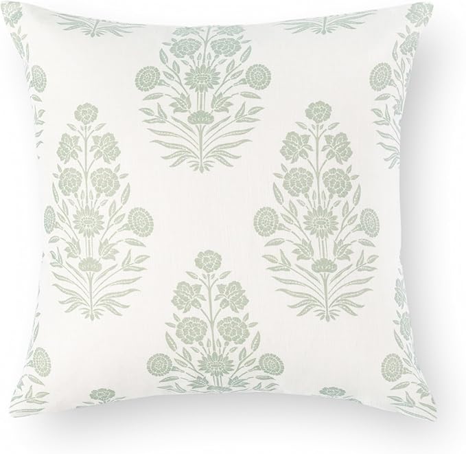 Crumbs Home Modern Farmhouse Fall Linen Indoor Outdoor Throw Pillow Cover Only