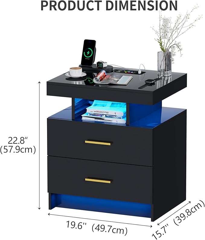Smart Night Stand Set of 2