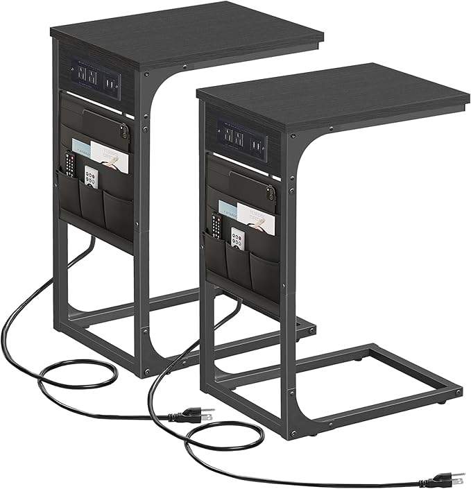 TUTOTAK C Shaped End Table