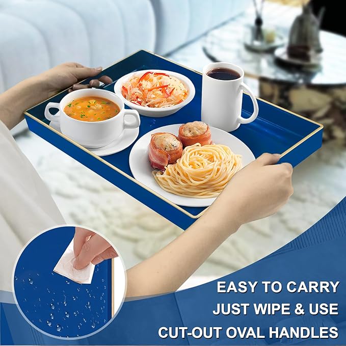 MAONAME Navy Blue Serving Tray