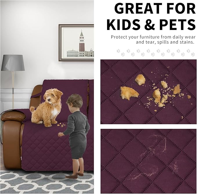 Easy-Going Recliner Sofa Cover, Reversible Couch Cover