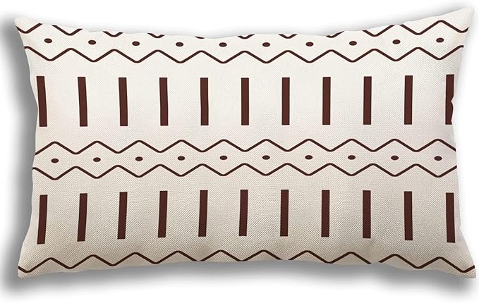 YCOLL Pillow Covers 12x20 Set of 4, Modern Sofa Throw Pillow Cover, Decorative
