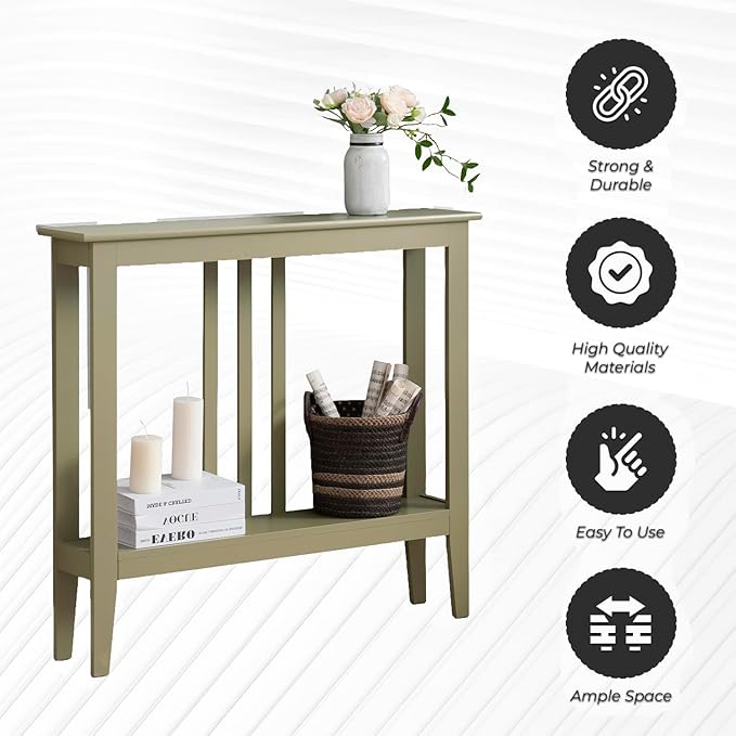 Kings Brand Furniture Narrow Console Table
