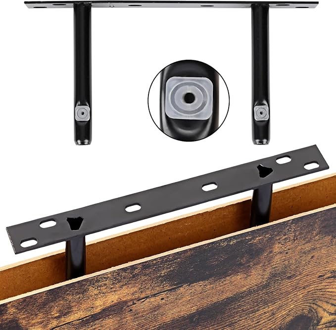 Fixwal Wood Floating Shelves, Wall Shelves Set of 4, Shelves