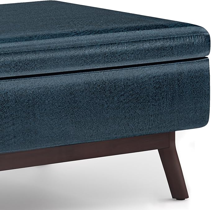 SIMPLIHOME Owen Coffee Table Storage Ottoman