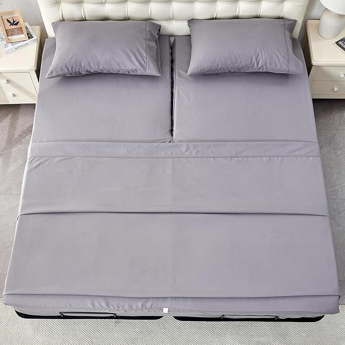 Kingnex Half Split Top King Sheets Set