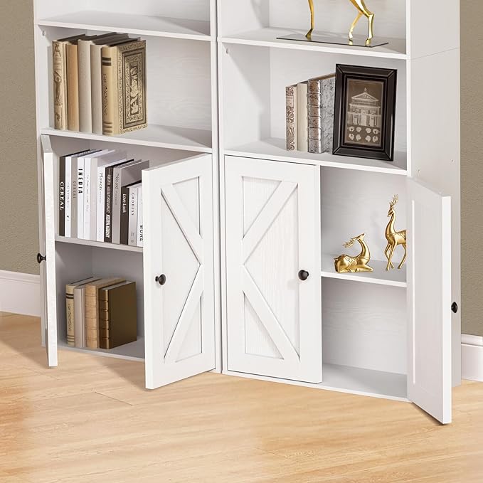 Bookshelf, 6-Tier Floor Bookcase