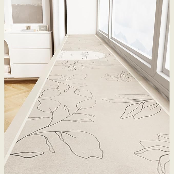 Floral Print Window Sill Cushion – Ultra-Narrow Waterproof Pad