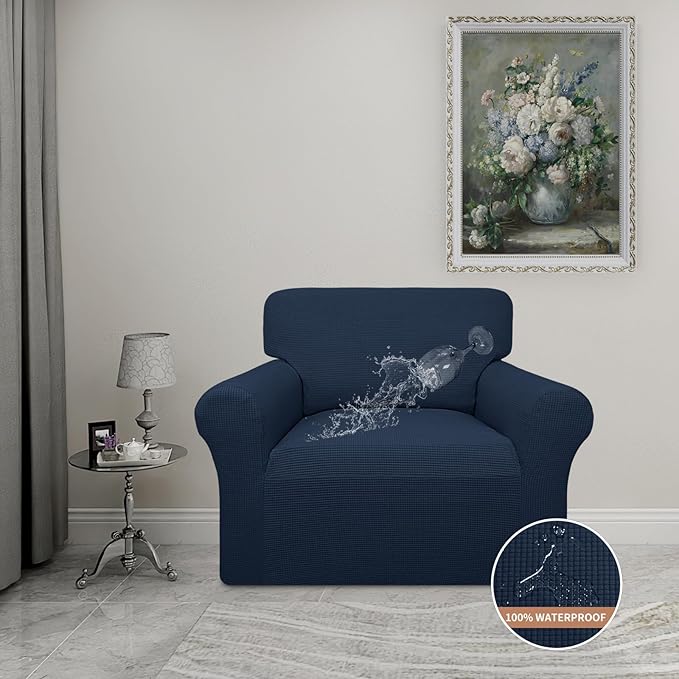 Easy-Going 100% Waterproof Chair Couch Cover, Dual Waterproof Sofa Cover