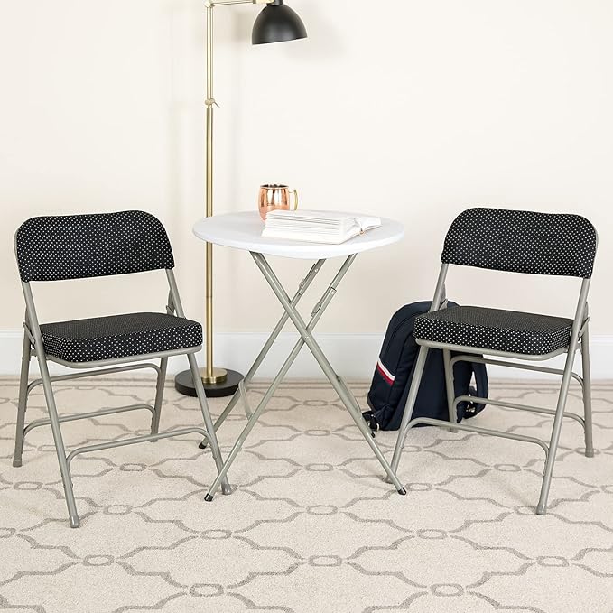 Flash Furniture HERCULES Series Premium Curved Triple Braced & Double Hinged