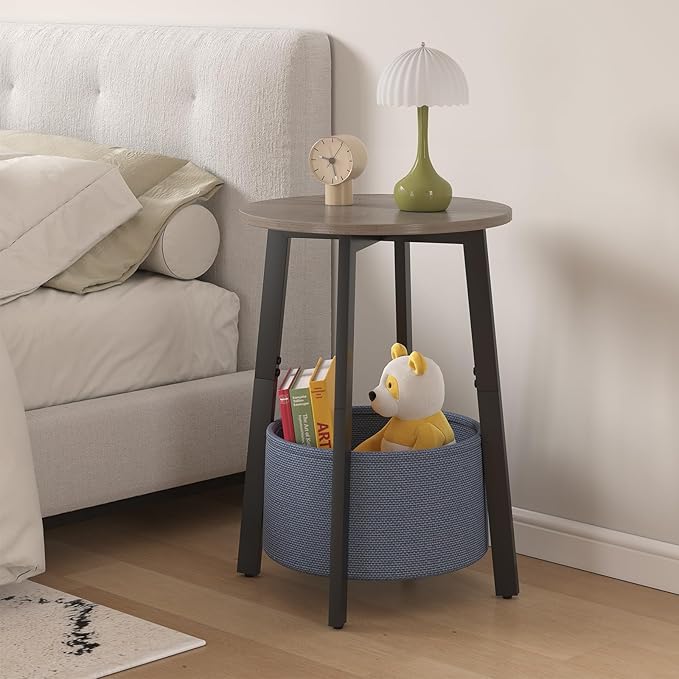sthmec Small Round Side End Table