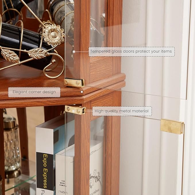 Corner Display Curio Cabinets