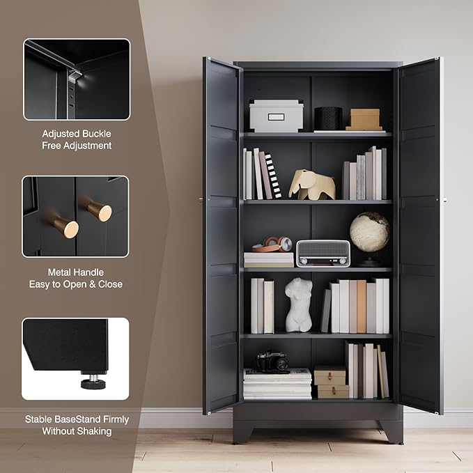 Yizosh Metal Storage Cabinet