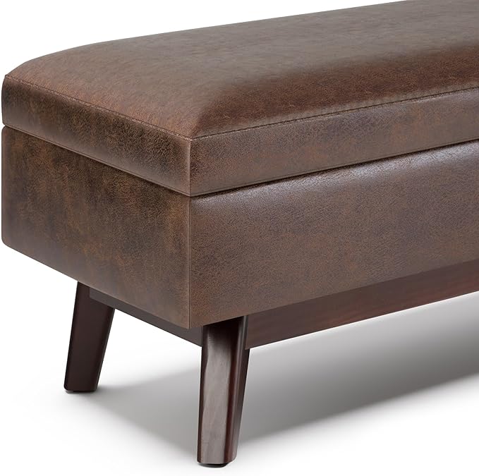 SIMPLIHOME Owen Rectangular Storage Ottoman